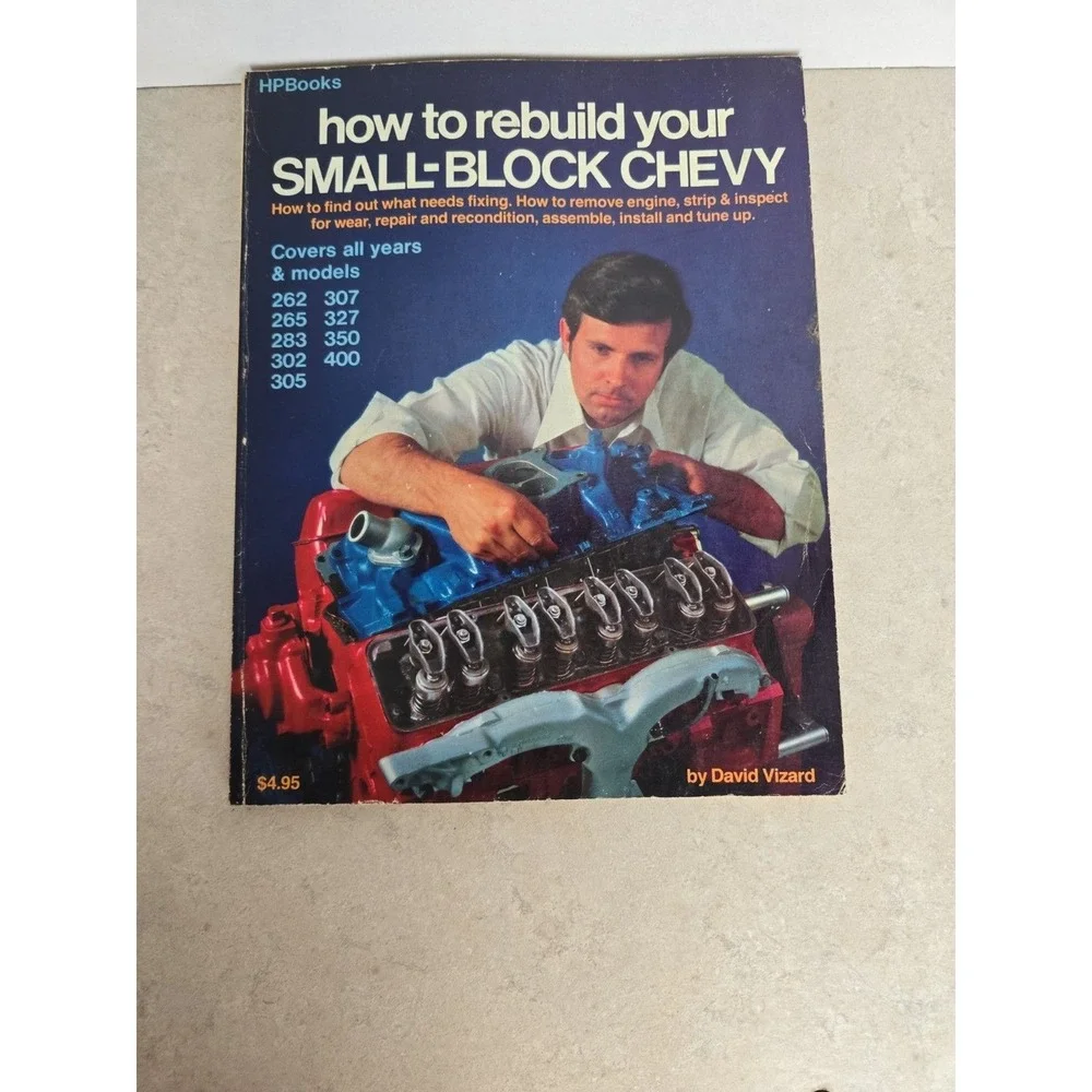 HPBooks Small-block Chevy Manuals How to Hotrod & Rebuild Vizard Fisher Lot